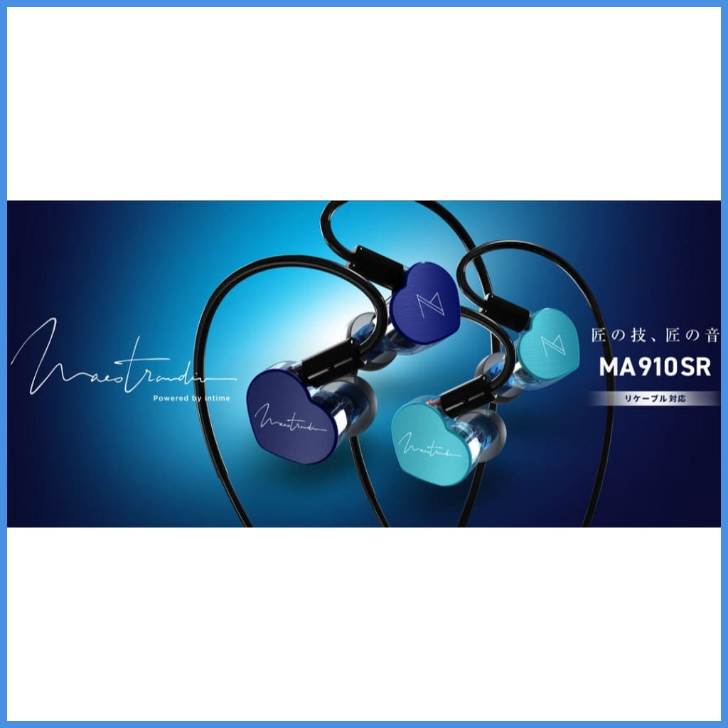 Maestraudio MA910SR Hybrid Driver In-Ear Monitor IER Earphone Pentaconn Ear  3.5mm Cable Made In Japan