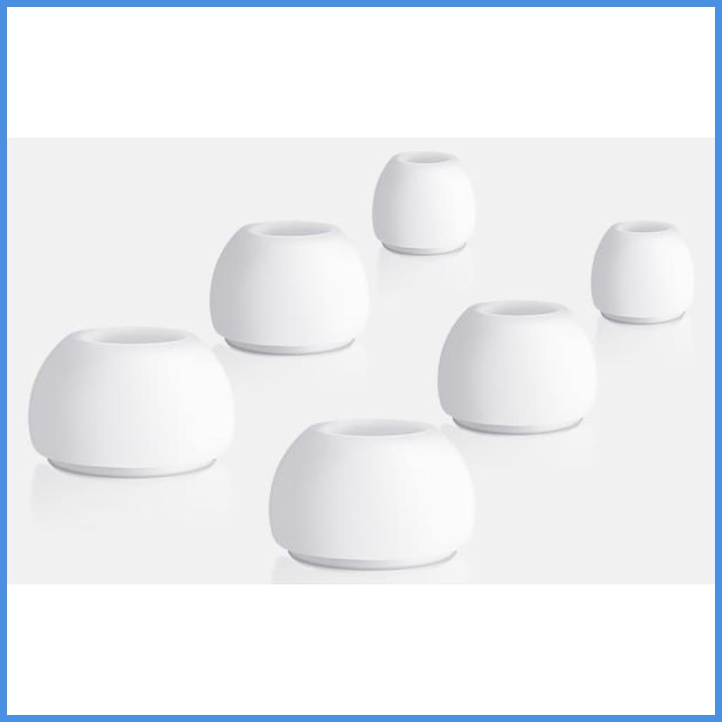 White Silicon Eartips for Apple AirPods PRO True Wireless Earphone