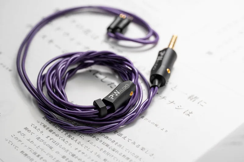 PW Audio No.15 Copper 2-Wired 4-Core Upgraded Cable with 4.4mm 3.5mm CM 2-Pin MMCX for IEM Earphone