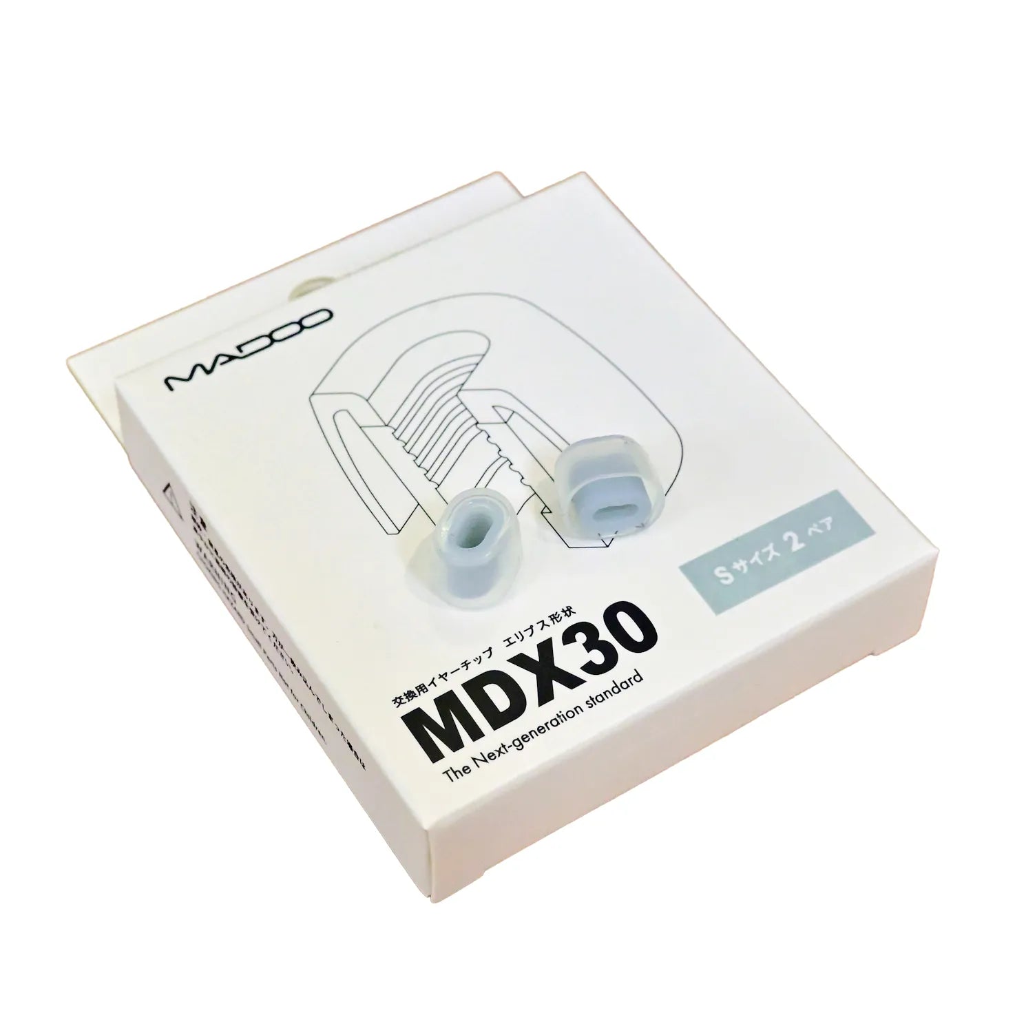 MADOO MDX30 Silicon Elliptical Eartips for In-Ear Monitor IEM Earphone