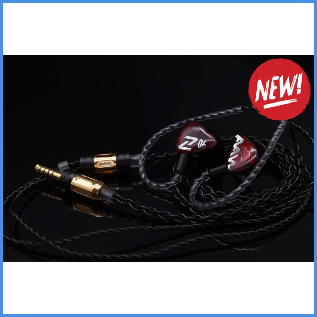 AAW Z06 Hybrid Driver In-Ear Monitor IEM Earphone 4.4mm CM