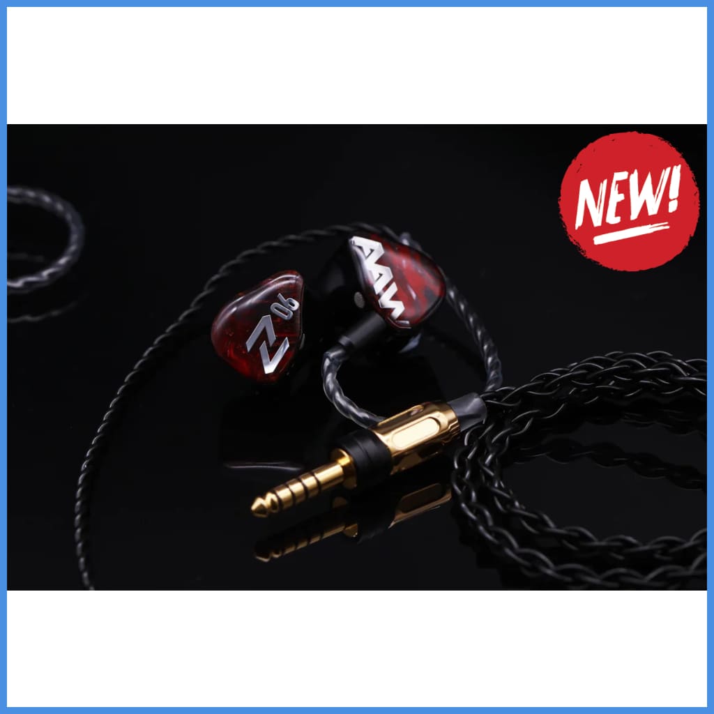 AAW Z06 Hybrid Driver In-Ear Monitor IEM Earphone 4.4mm CM