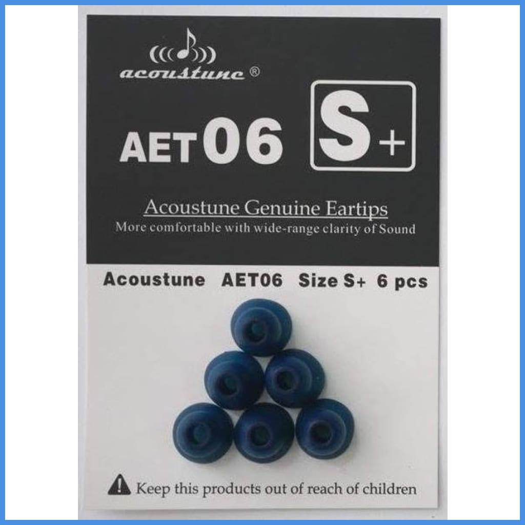Acoustune Aet06 Double Flange Eartips 3 Pairs S+ Eartip