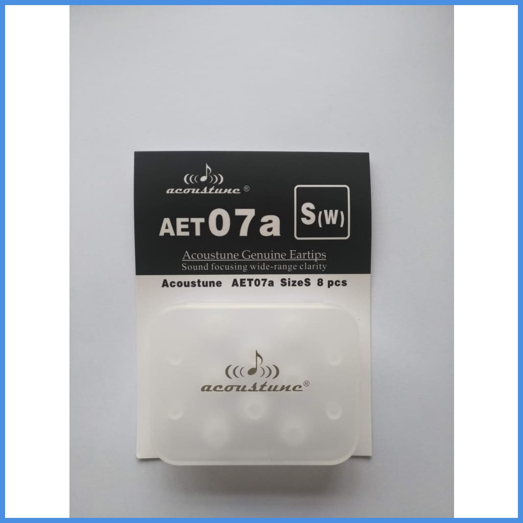 Acoustune Aet07A S M L Eartips 4 Pairs With Case Small S(W) White (4 Pairs Case) Eartip