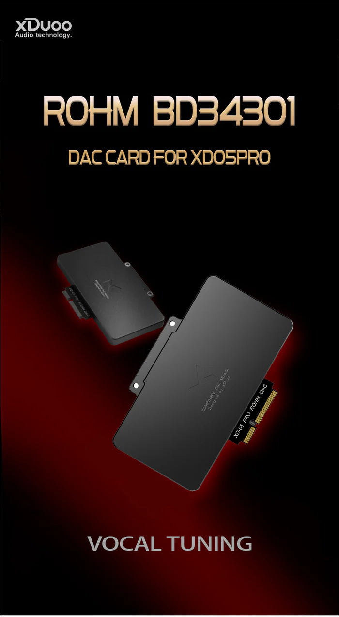 xDuoo ROHM BD34301 DAC Card for Xduoo XD05 PRO Digital Audio Player DAP