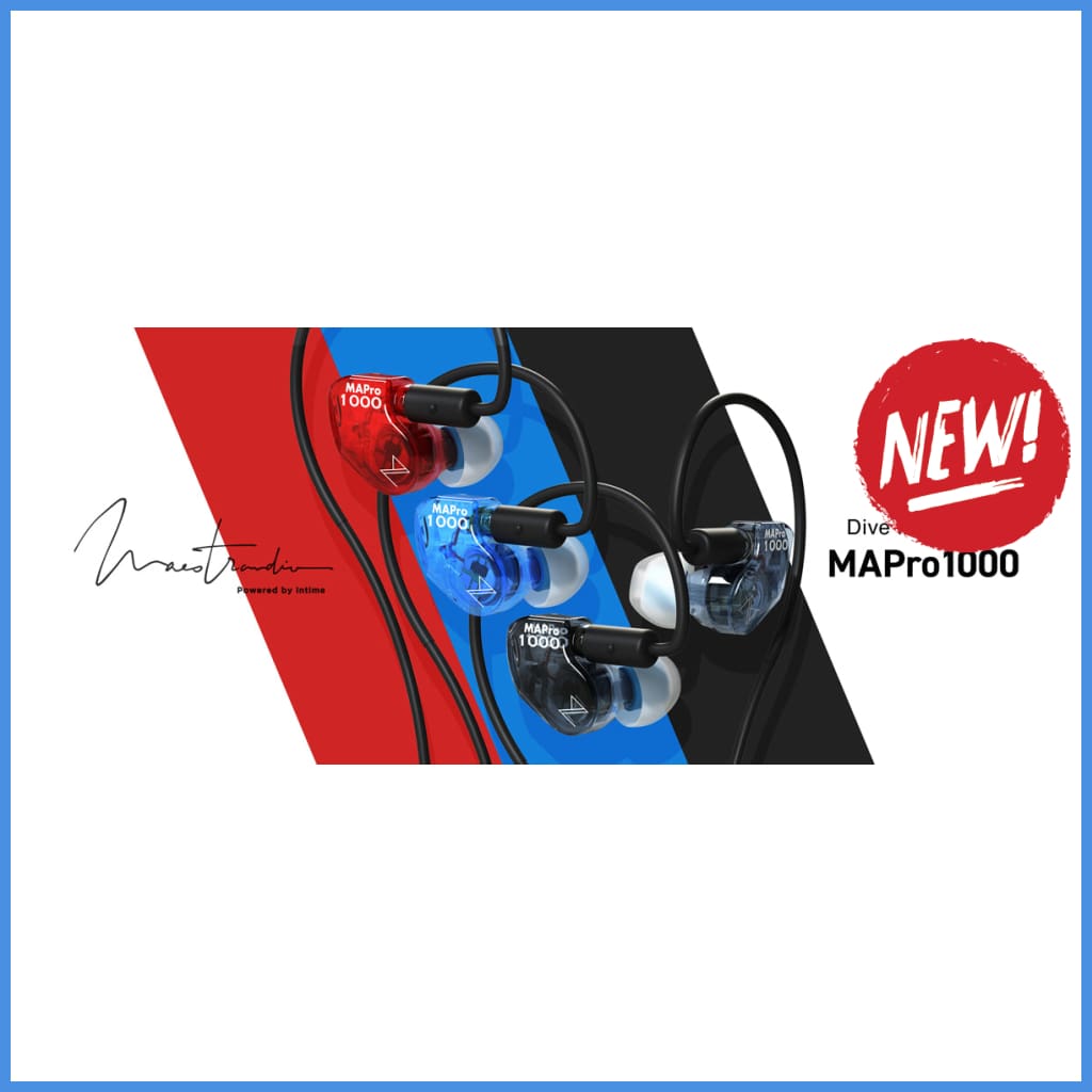 Maestraudio MAPro1000 Hybrid In-Ear Monitor IEM Earphone