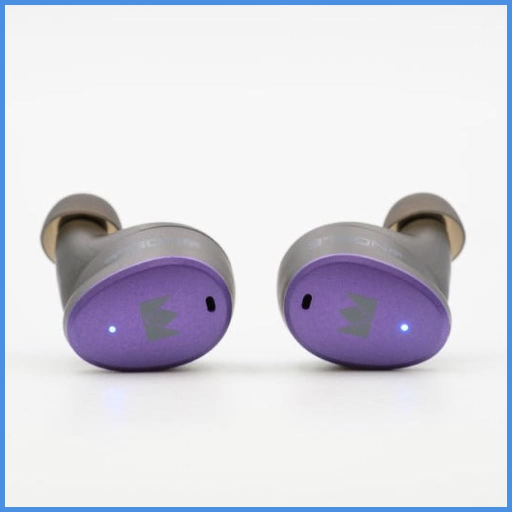 NOBLE Audio FoKus H-ANC Hybrid 2-Driver True Wireless Earphone Blue Purple  2 Colors