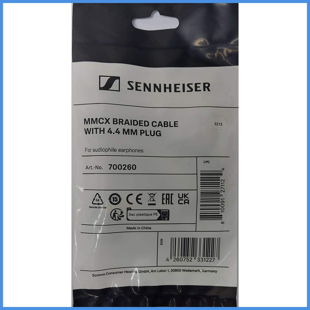 Sennheiser 4.4mm MMCX Braided Cable for IE200 IE300 IE600