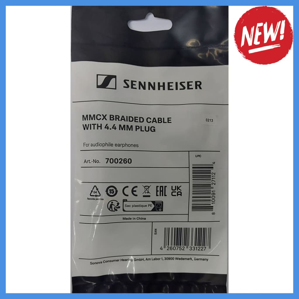 Sennheiser 4.4mm MMCX Braided Cable for IE200 IE300 IE600